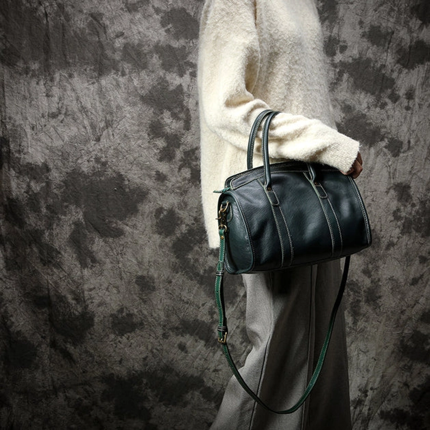 Vintage Leather Bag - Claudia Bag