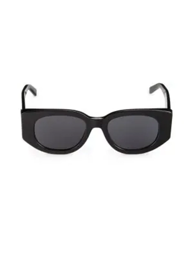 FERRAGAMO 52MM Oval Sunglasses on SALE | Saks OFF 5TH