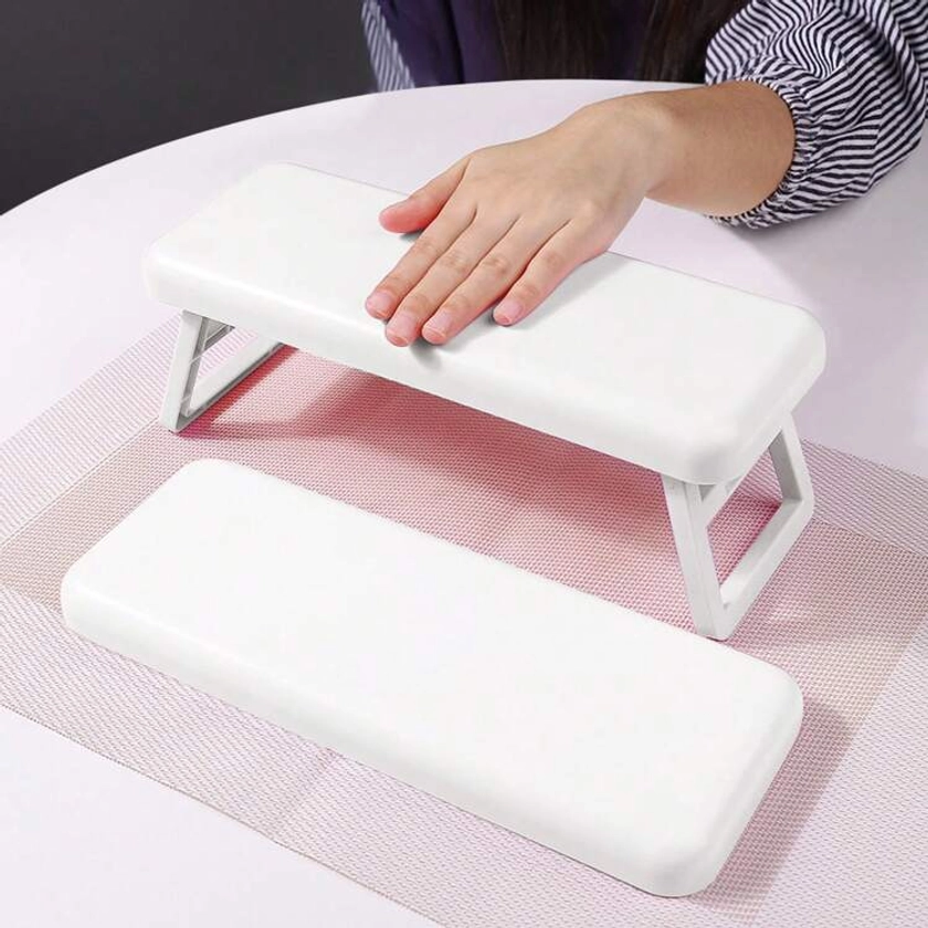 Foldable Nail Arm Rest, Nail Hand Rest For Nails Tech, Macaron Hand Rest Stand For Acrylic Nail, Portable Acrylic Hand Holder, Nail Pillow Arm Rest, Nail Supplies For Manicure Table