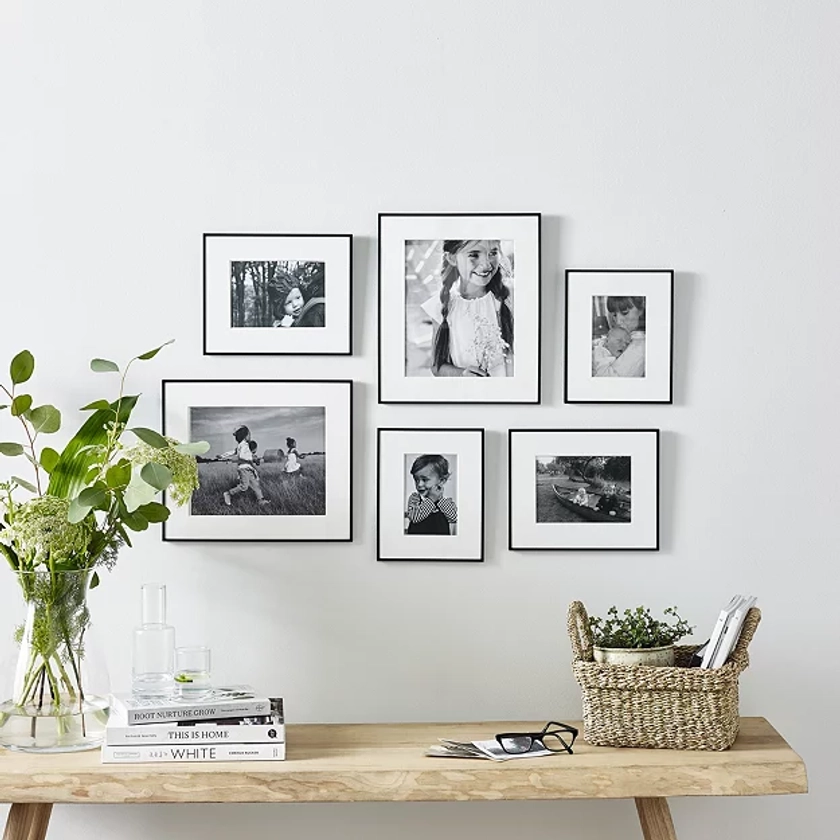 Fine Black Small Picture Gallery Wall | Photo Frames | The White Company
