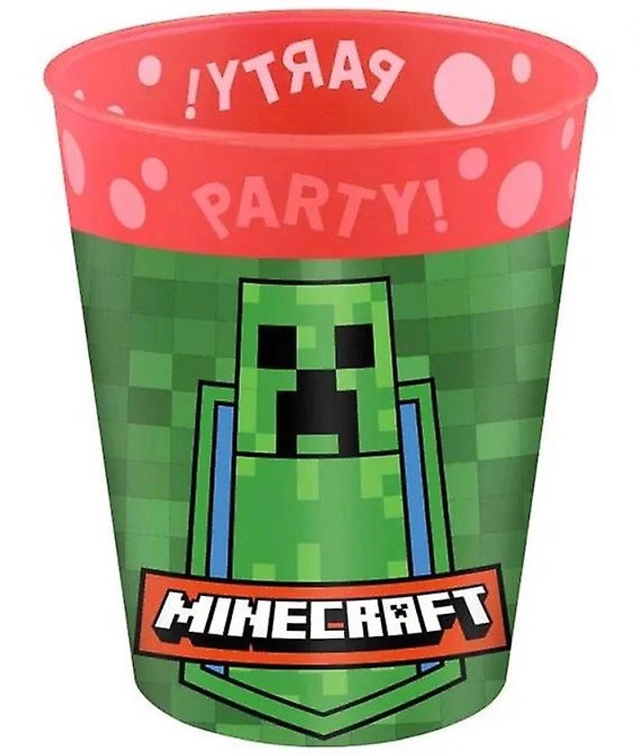 6-Pack Minecraft Plastic Cup 250ml Party Mugs Cup