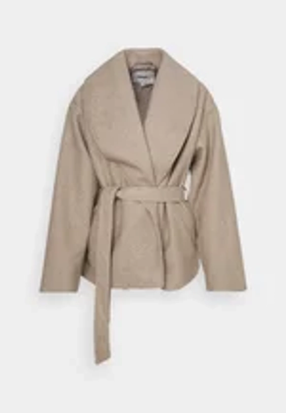 ONLY ONLAUGUSTA LIFE - Manteau court - fungi detail/melange/beige - ZALANDO.FR