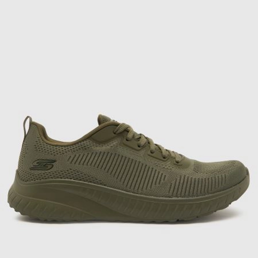 SKECHERSbobs sport squad chaos trainers in khaki