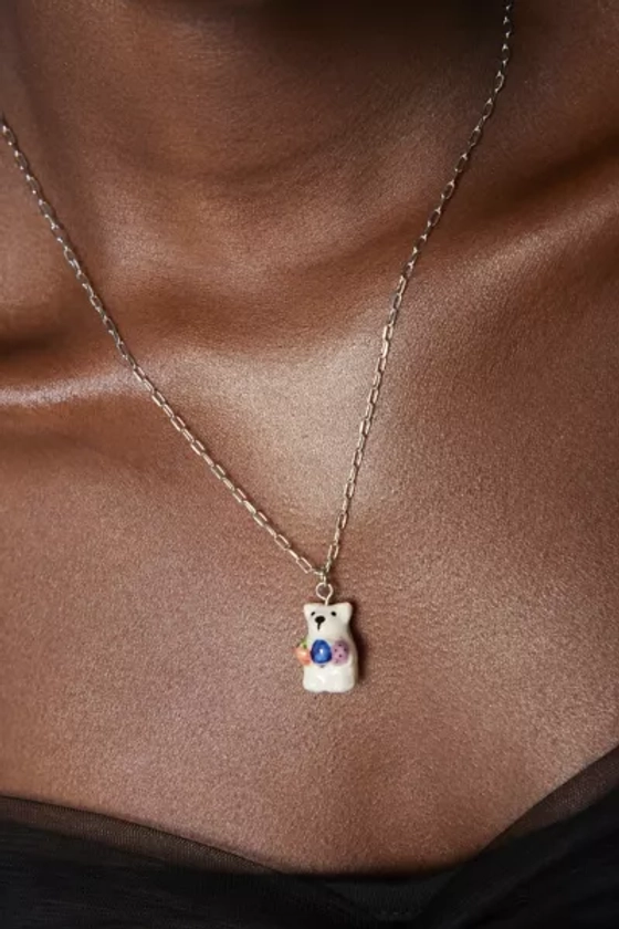 Berry Bear Charm Necklace
