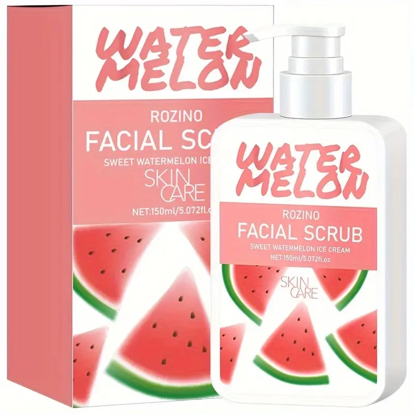 Watermelon Facial Scrub Deep Pore Cleansing Hydration - Temu