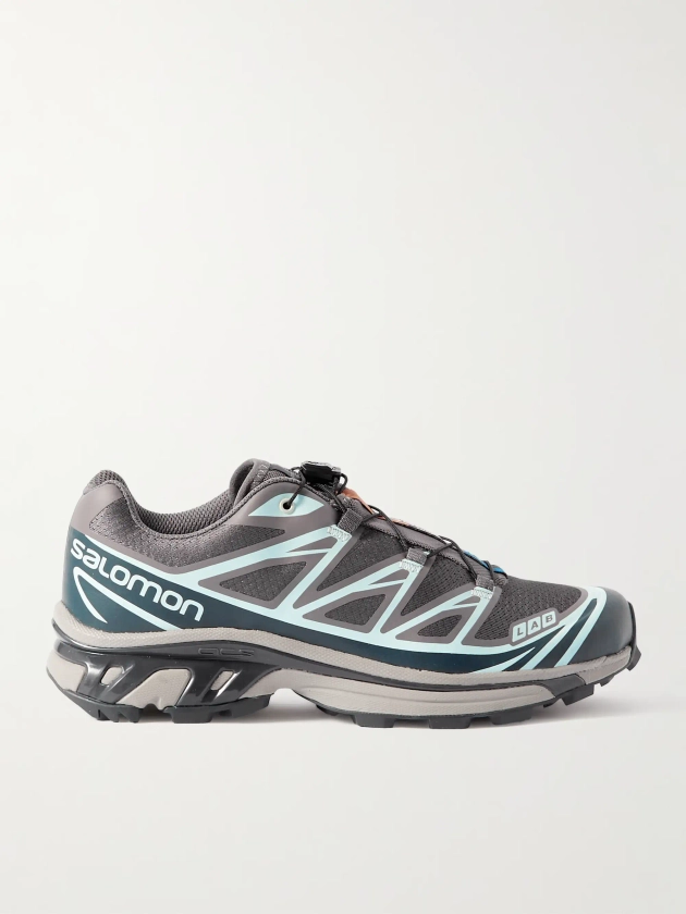 SALOMON XT-6 Rubber-Trimmed Mesh Sneakers