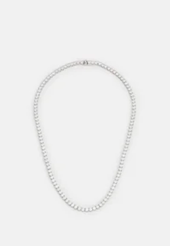 MATRIX TENNIS NECKLACE ROUND CUT - Náhrdelník - silver-coloured