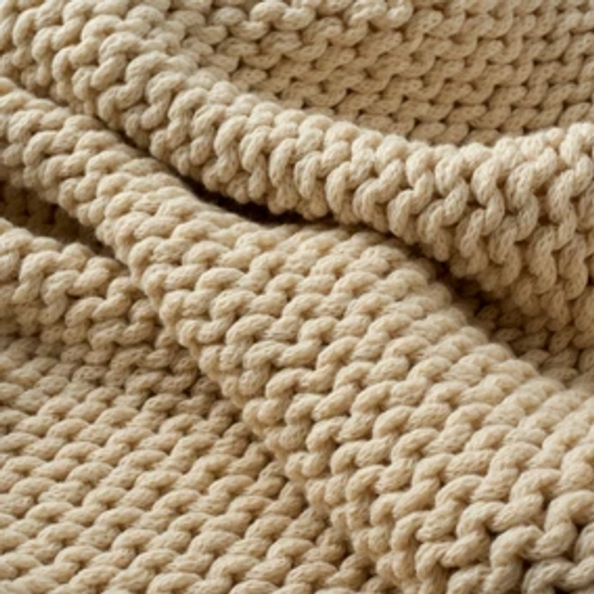 Chunky Knit Throw