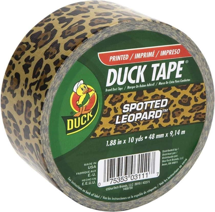 1379347 Ducktape Leopard 10Yd