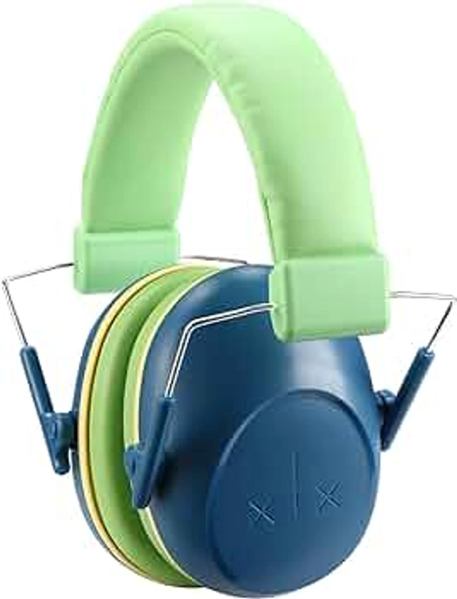 Kids Noise Cancelling Headphones, Kids Ear Protection Noise Canceling Earmuffs, Hearing Protection Noise Reduction for Autism Toddler Children for Autism Toddler Children -Navy