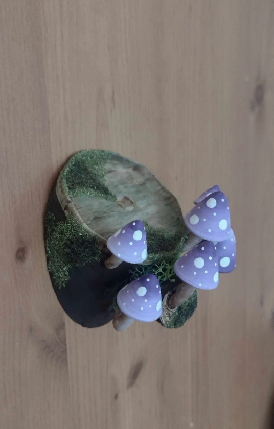 Fantasy Mossy Mushroom Wall Art Ornament Decor Wall Hanger Ver. - Etsy Japan