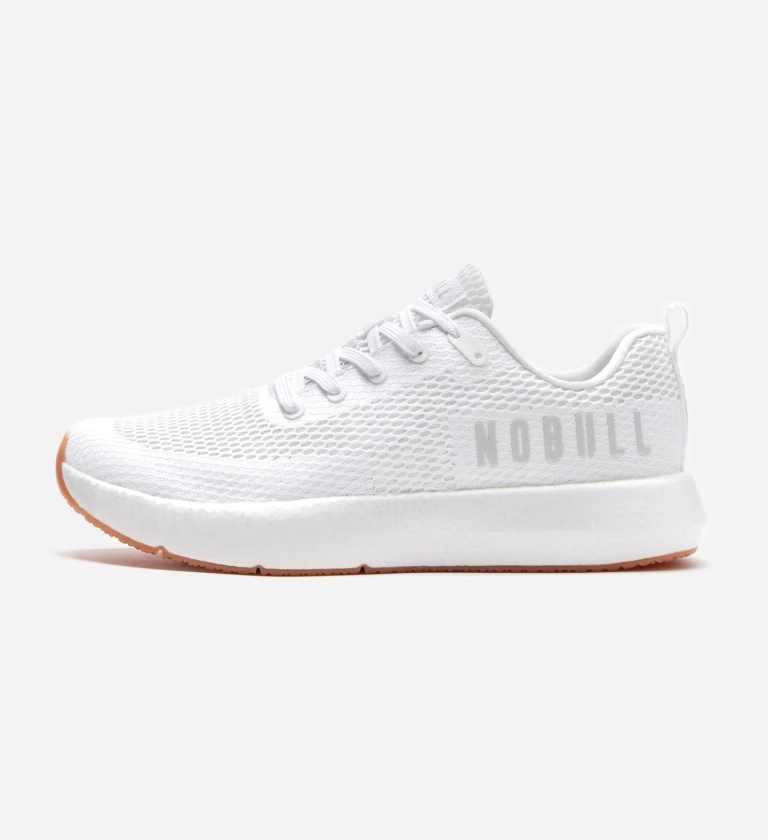 Women's White Drive Mesh Shoes | NOBULL