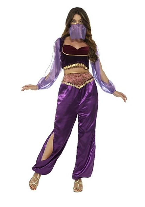 Purple Belly Dancer Costume for Women