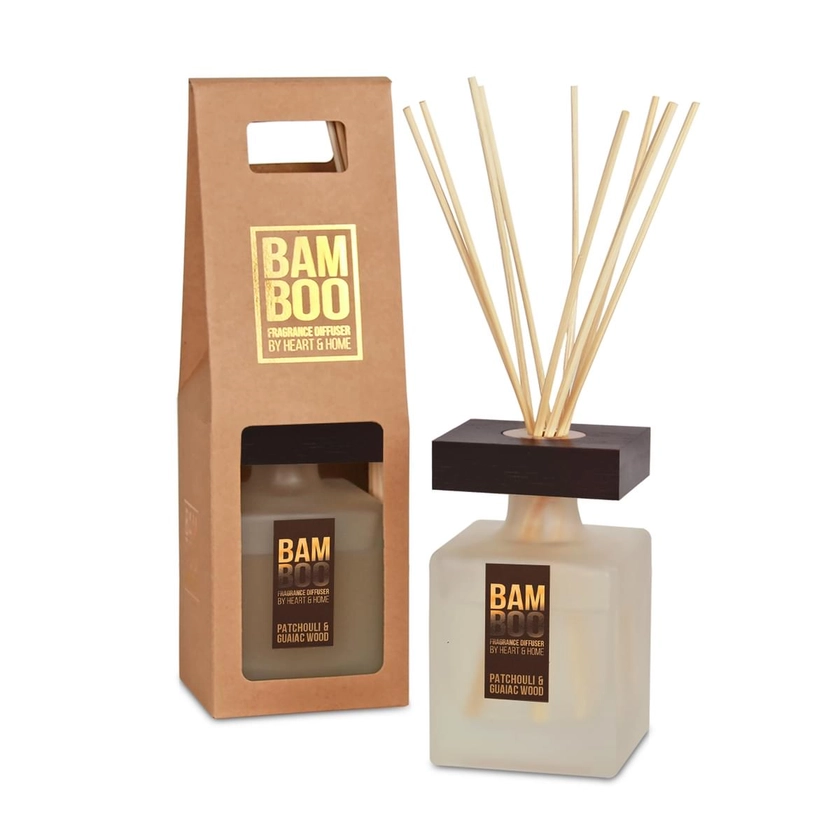 Bamboo Fragrance Diffuser - Patchouli and Guaiac Wood