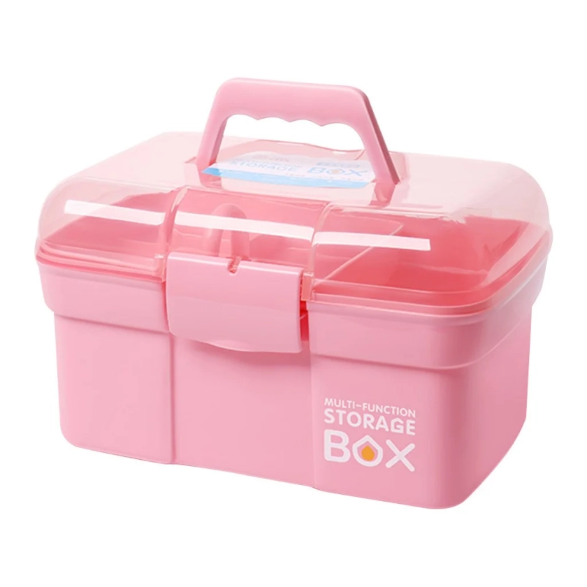 Clearance！ Nail Polish Glue Storage Box Multifunctional Practical Multicolor Storage Box Yshop Home Textile Storage Pink Polyester - Walmart.com