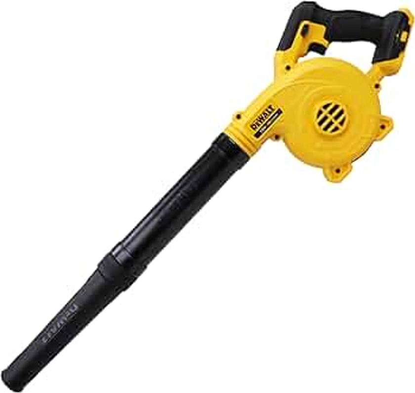 DEWALT - Souffleur Compact XR 18V - DCV100-XJ - Sans Fil - Souffleur Electrique avec Tube, Rallonge De Tube Et Adaptateur Pour Souffler Ou Aspirer L'Air Inclus