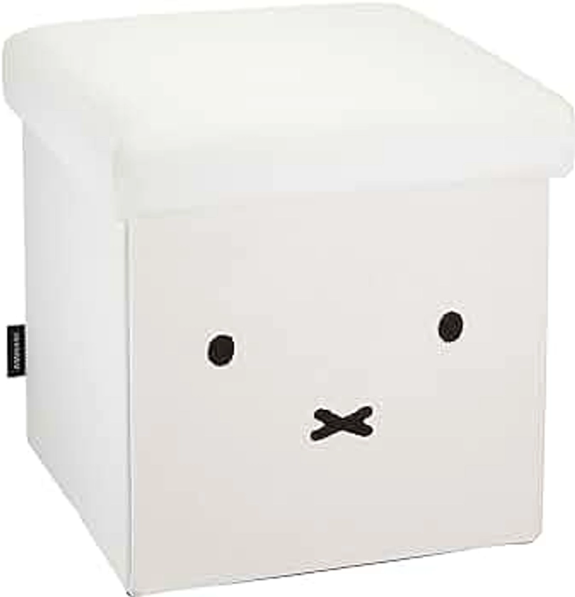 Okato Storage Stool Storage Box Chair Ottoman Miffy White