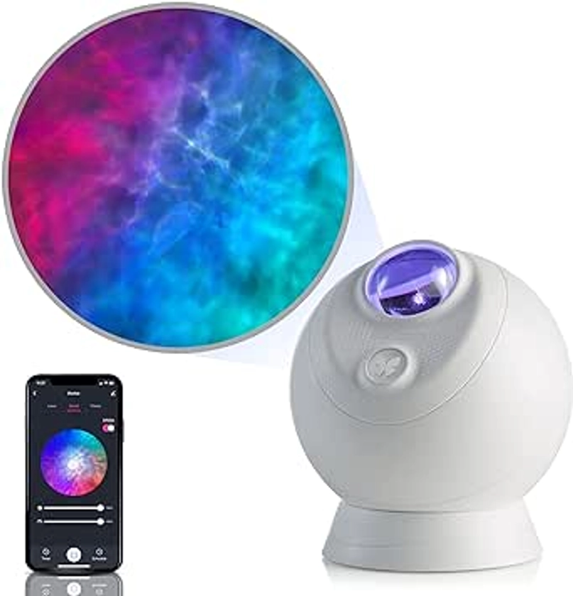 BlissLights Sky Lite Evolve - Galaxy Projector, LED Nebula Lighting, WiFi App, for Meditation, Relaxation, Gaming Room, Home Theater, and Bedroom Night Light Gift (Nebula Cloud Only) - Amazon.com