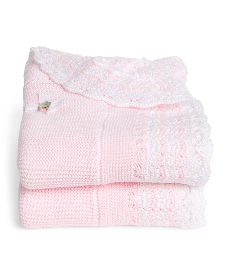 Paz Rodriguez Knitted Baby Blanket | Harrods DK