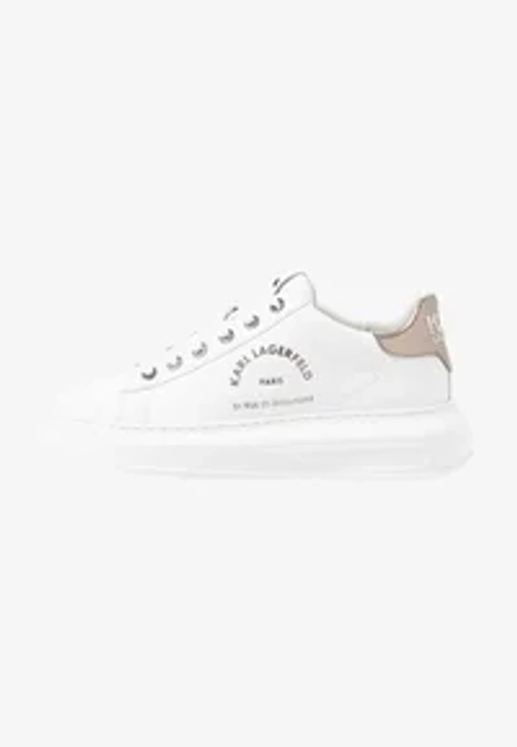 KARL LAGERFELD KAPRI MAISON LACE - Baskets basses - white/silver/blanc - ZALANDO.BE