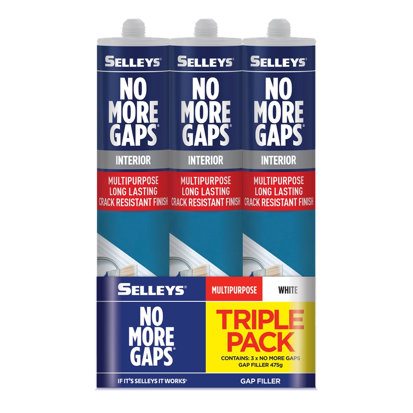 Selleys 475g No More Gaps Interior Multipurpose Gap Filler - 3 Pack