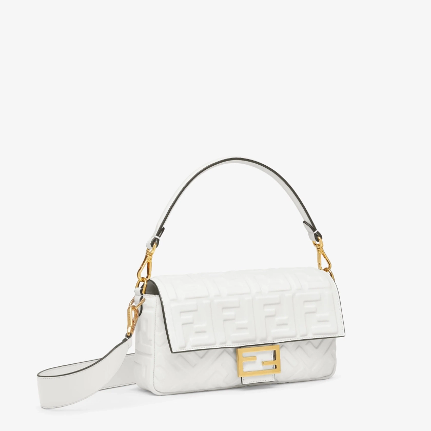 Baguette Leather White | Fendi