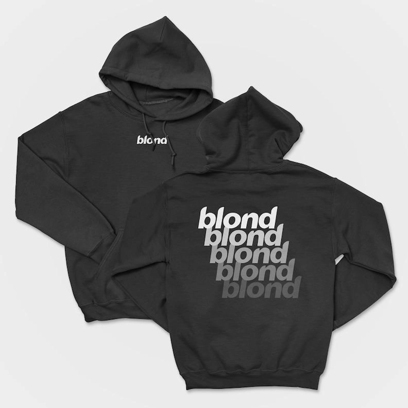 Frankk Oceann Blonddd Hoodie, Custom Back Print Aesthetic Unisex Hoodie For Women