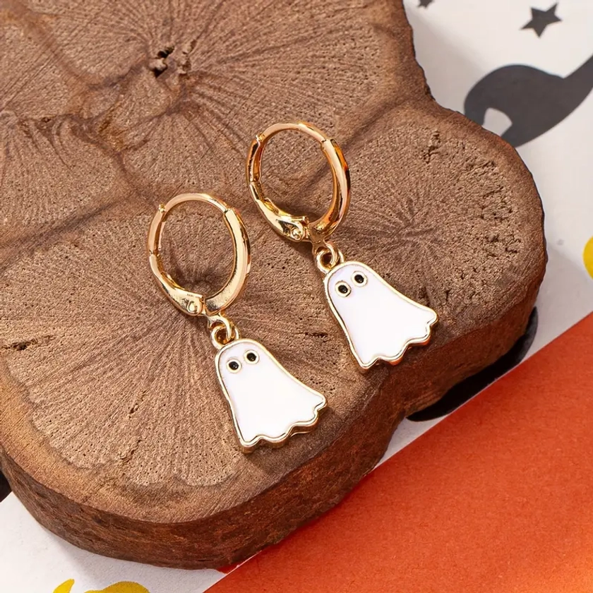 Chic Boho vintage Halloween Dangle Earrings Women Nickel - Temu