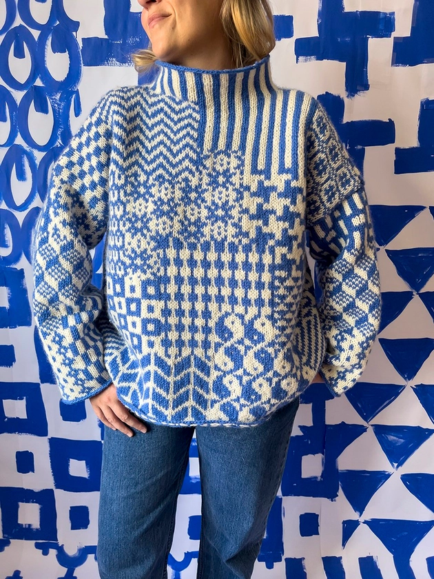 Nordic Mix Sweater (Pattern Eng) — Laura Dalgaard Knit