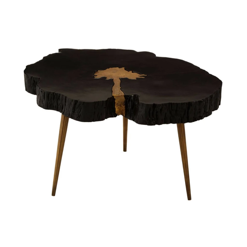 Asamra Black And Gold Coffee Table