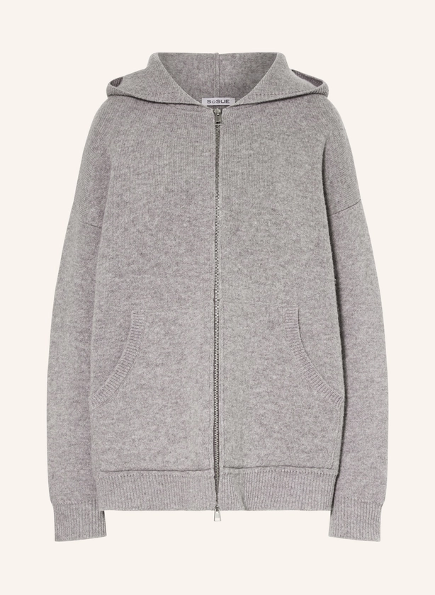 SoSUE Cardigan in light gray