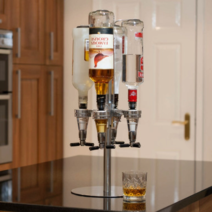 Four Bottle Bar Optic Drinks Dispenser