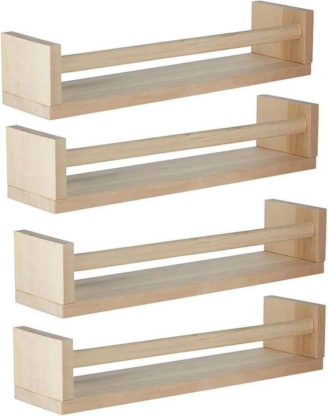 Ikea 400.701.85 Bekvam Spice Rack, Birch, Set of 4