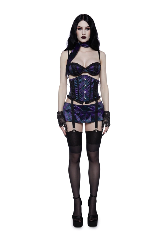 Free, fast shipping on Corrupt Charm Lingerie Set at Dolls Kill, an online boutique for gothic bridal & special occasion dresses. Shop our exclusive collection of Unholy dresses, shoes, & accessories here.