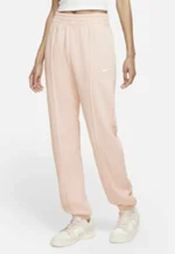 Nike Sportswear PANT - Pantalon de survêtement - pale coral/white/rose - ZALANDO.FR