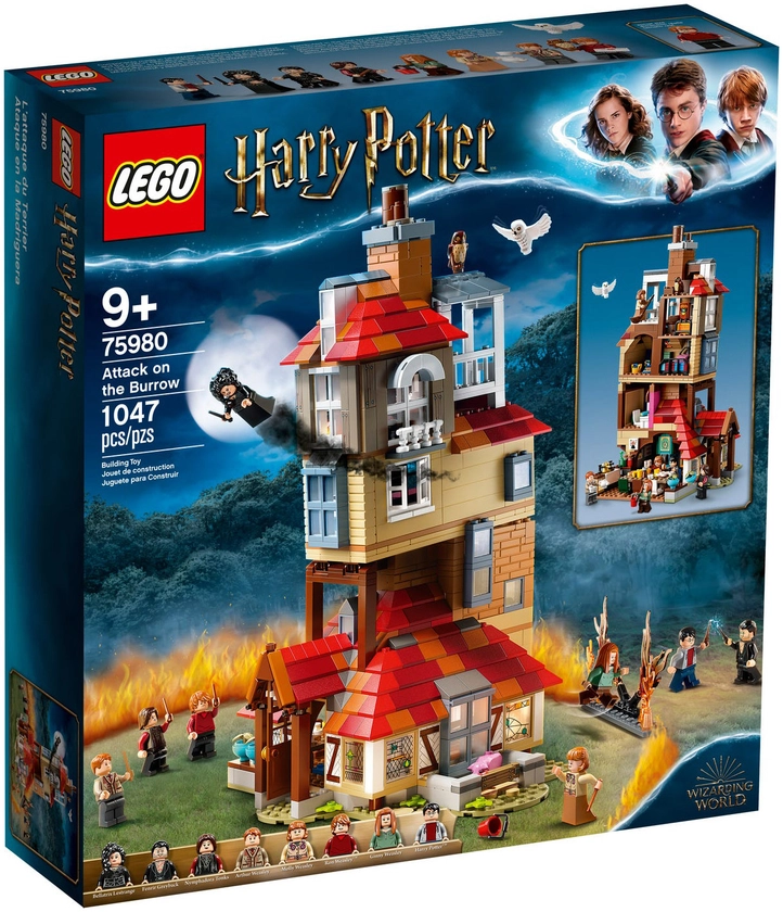 LEGO Harry Potter 75980 pas cher, L'attaque du Terrier des Weasley