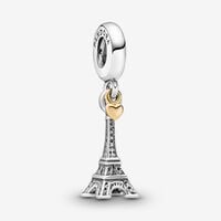 Charm Pendant Tour Eiffel Paris et Cœur | Pandora FR