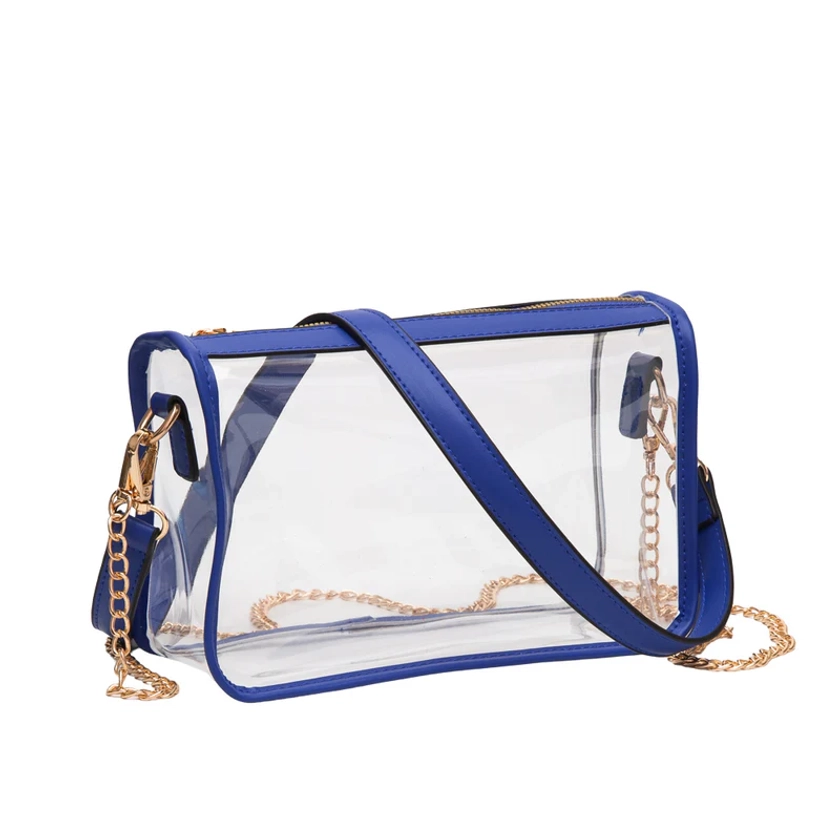 Coco Clear Stadium Approved Crossbody 15 Colors - Royal Blue