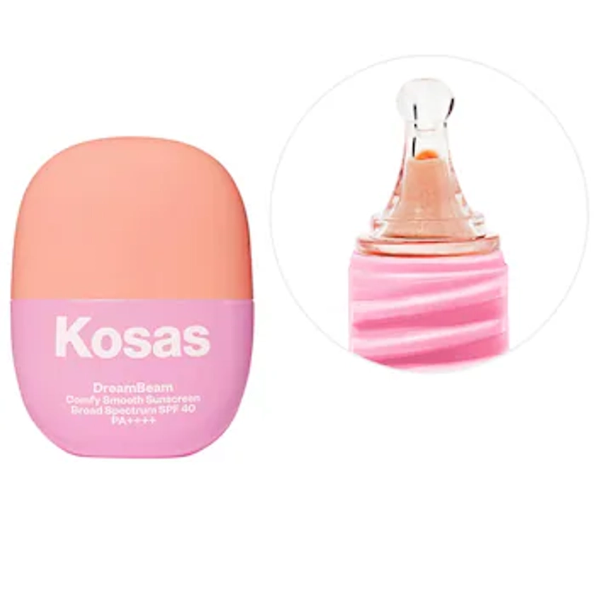 DreamBeam Silicone-Free Mineral Sunscreen SPF 40 with Ceramides and Peptides - Kosas | Sephora