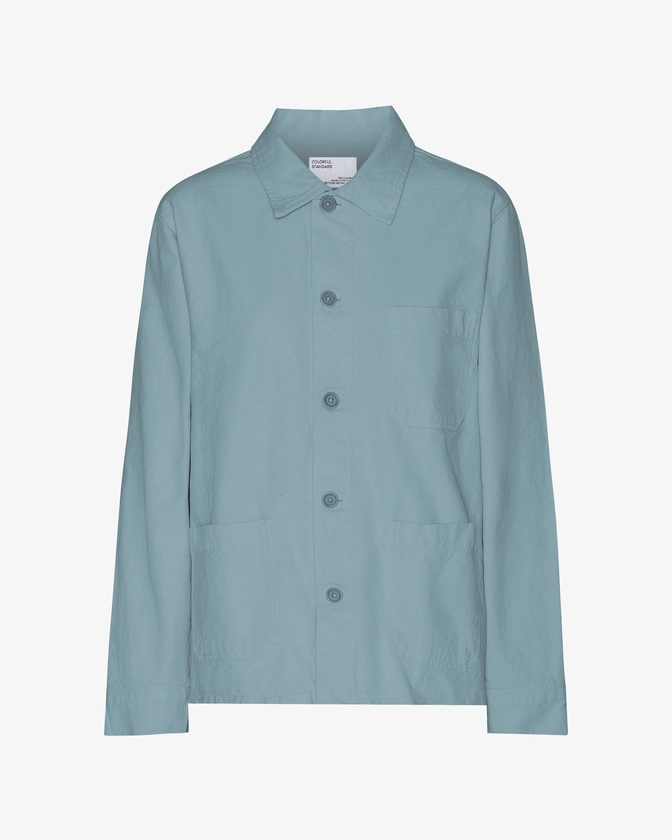 Organic Workwear Jacket - Stone Blue