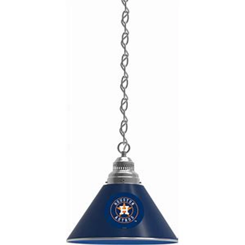 Holland Bar Stool Co. MLB Licensed Pendant Lights Houston Astros / Chrome