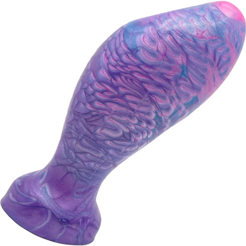 The Suavis 5" Large Silicone Vaginal Plug By Uberrime - Deep Ocean