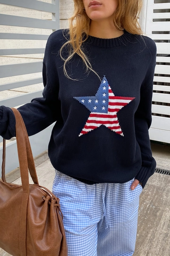 Pull étoile USA