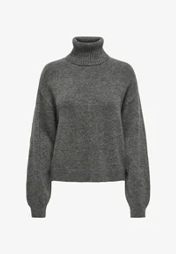 JDY JDYLETTY - Jersey de punto - dark grey melange/gris oscuro jaspeado - Zalando.es