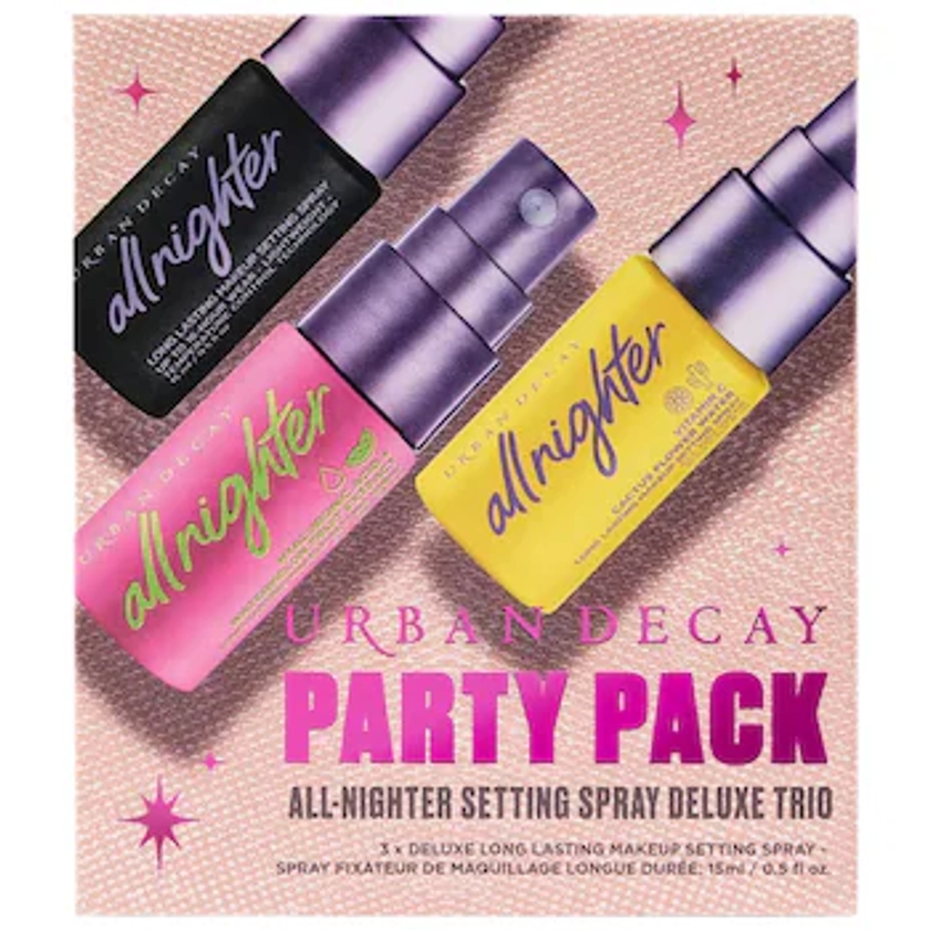 Mini Party Pack All Nighter Setting Spray Trio - Holiday Makeup Set - Urban Decay | Sephora