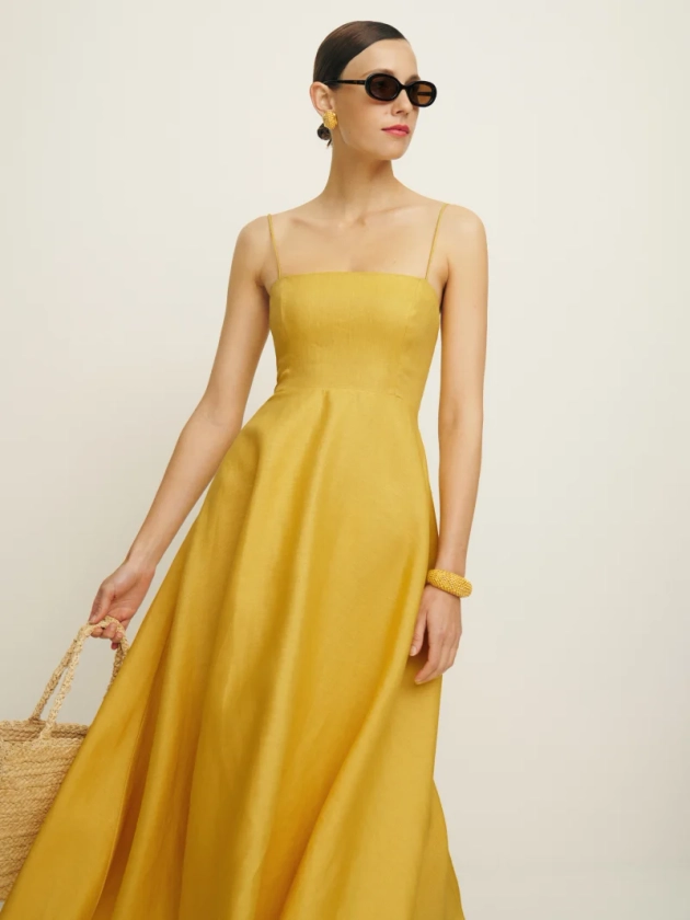 Monette Linen Dress