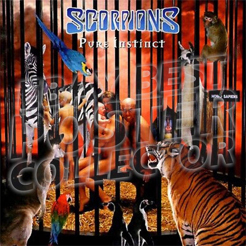 Scorpions Pure Instinct Banner Album Cover Poster