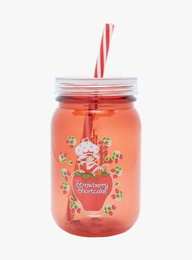 Strawberry Shortcake Jam Jar Acrylic Cup