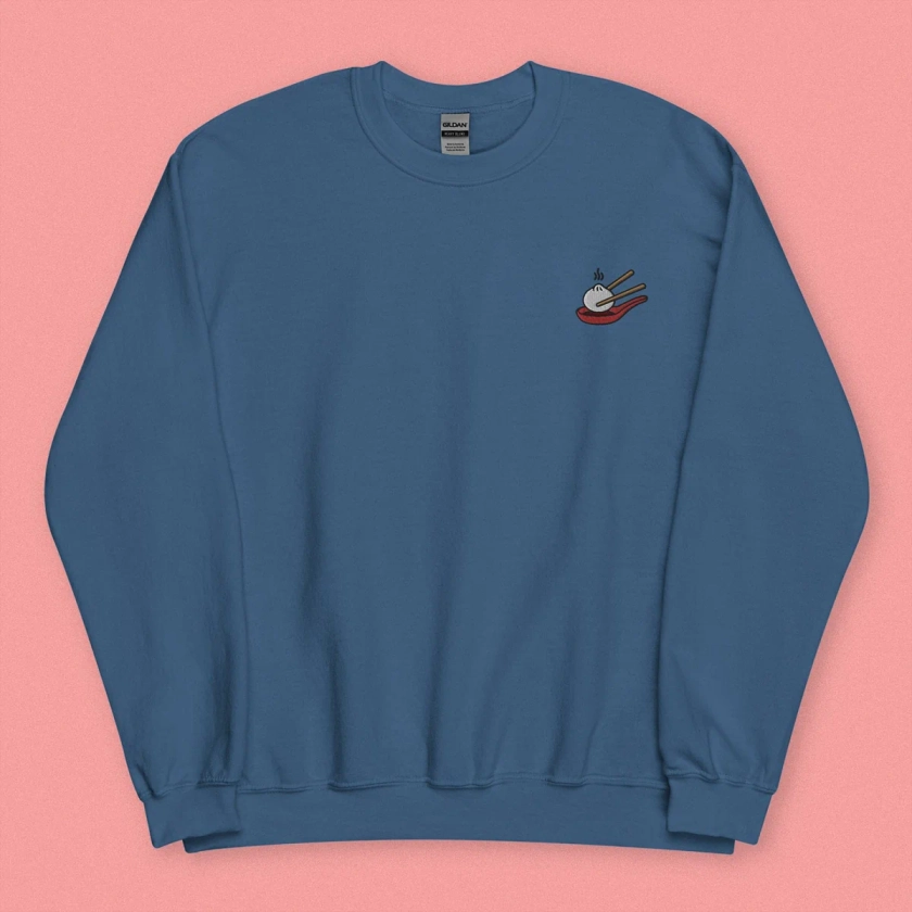 Xiao Long Bao Embroidered Sweatshirt - Shop Ni De Mama