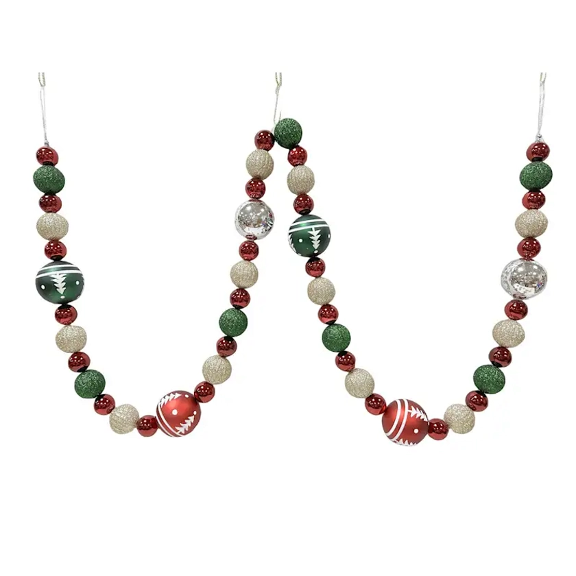 Homespun Holiday Mini Ornament Garland, 64"